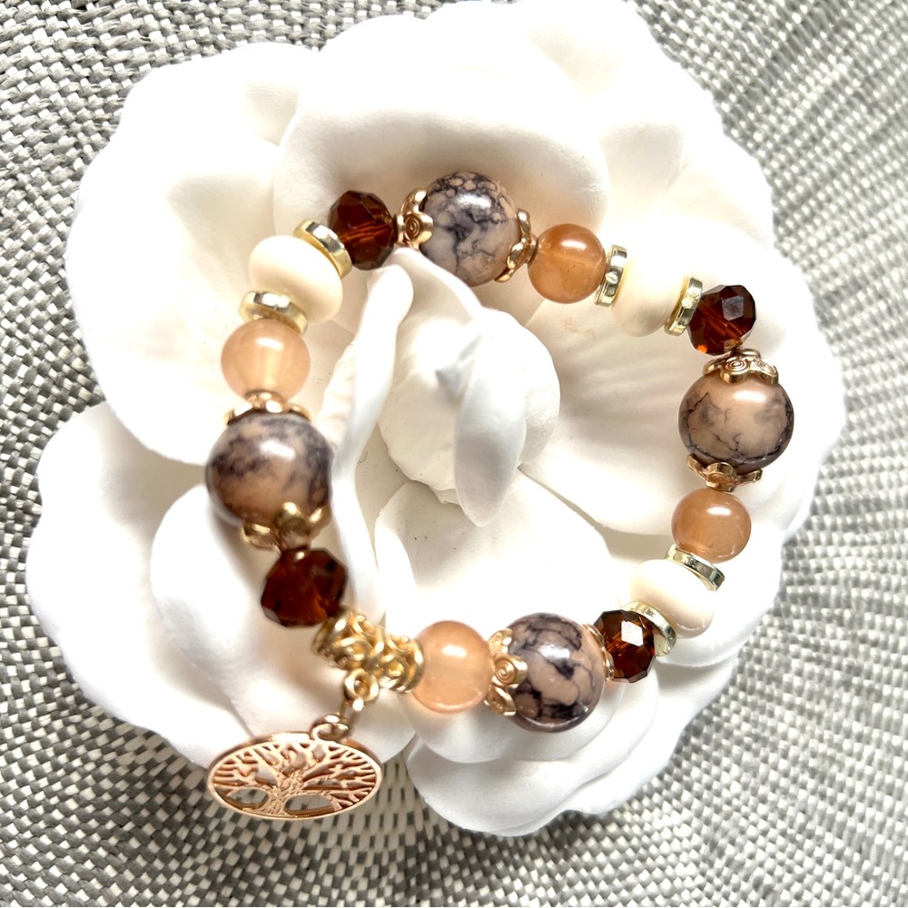 ✨Beaded Stackable Bracelet Set | Hand Assembled✨ - Picture 3 of 6